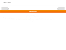 Tablet Screenshot of internaves.de